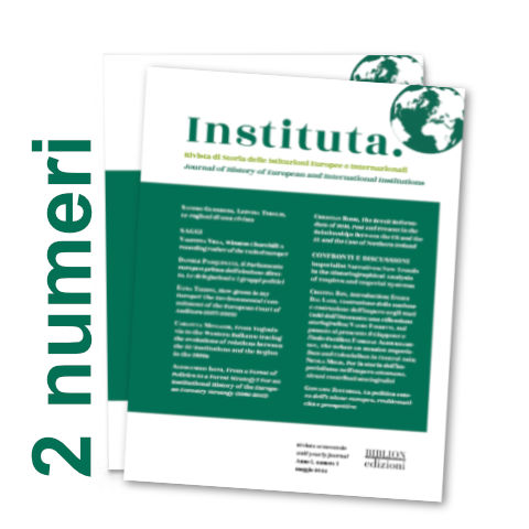 Subscription to the Instituta. 2022 journal