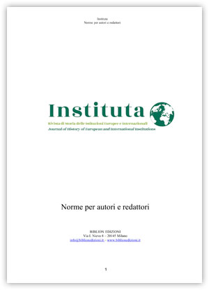 Norme redazionali rivista Instituta in italiano